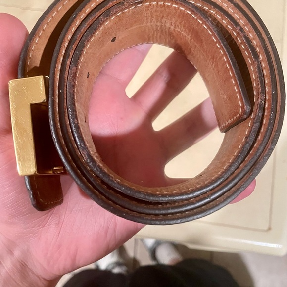 Louis Vuitton Belt M9608 Brown Monogram Size 95/38 - Picture 7 of 7